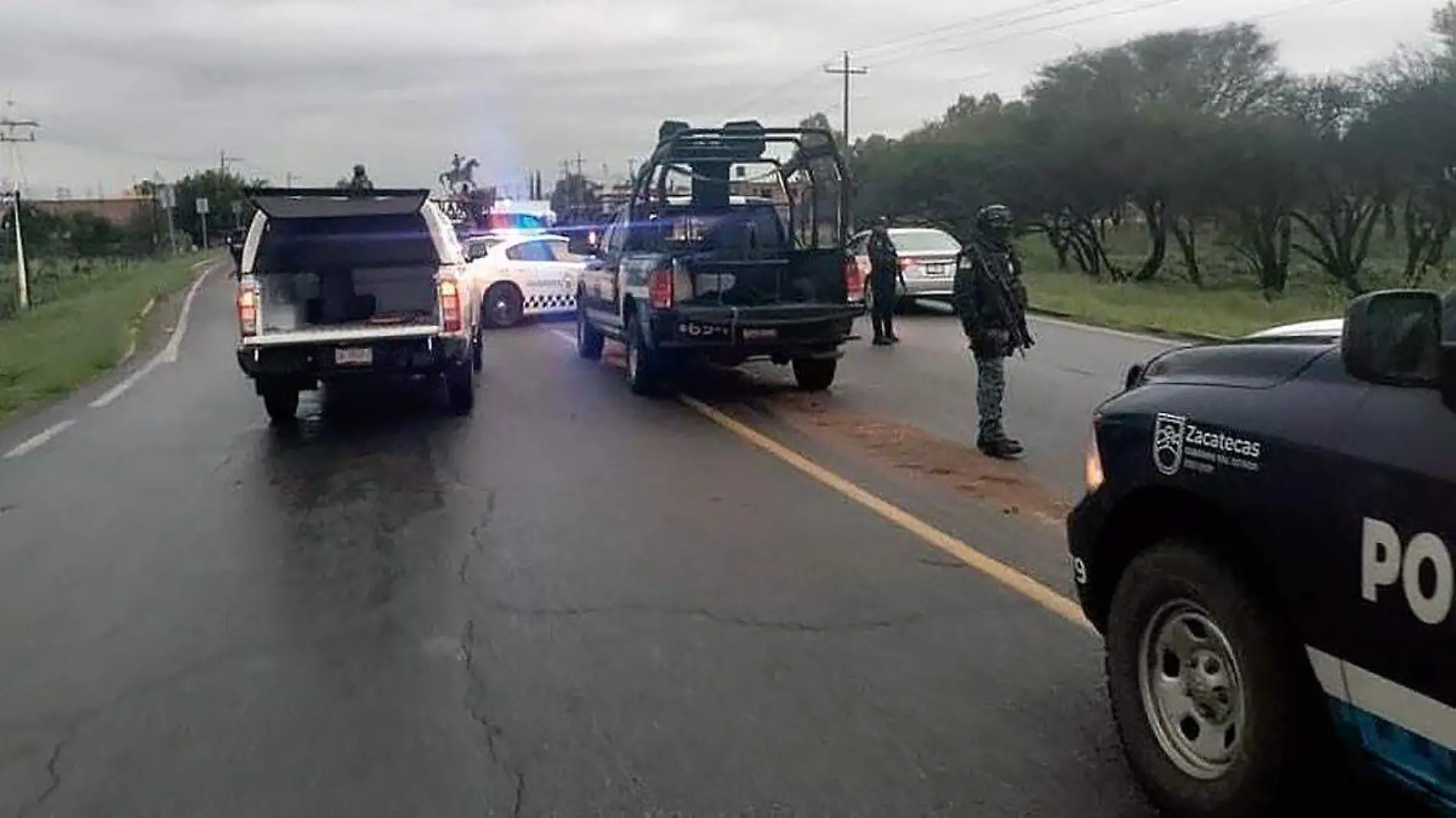 Operativo policial en carreteras de Zacatecas